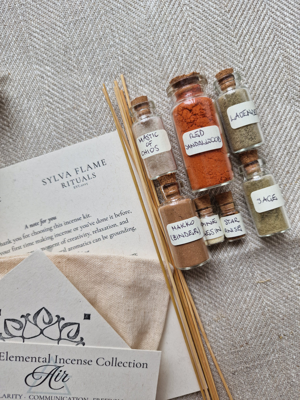 DIY Elemental Incense Kit