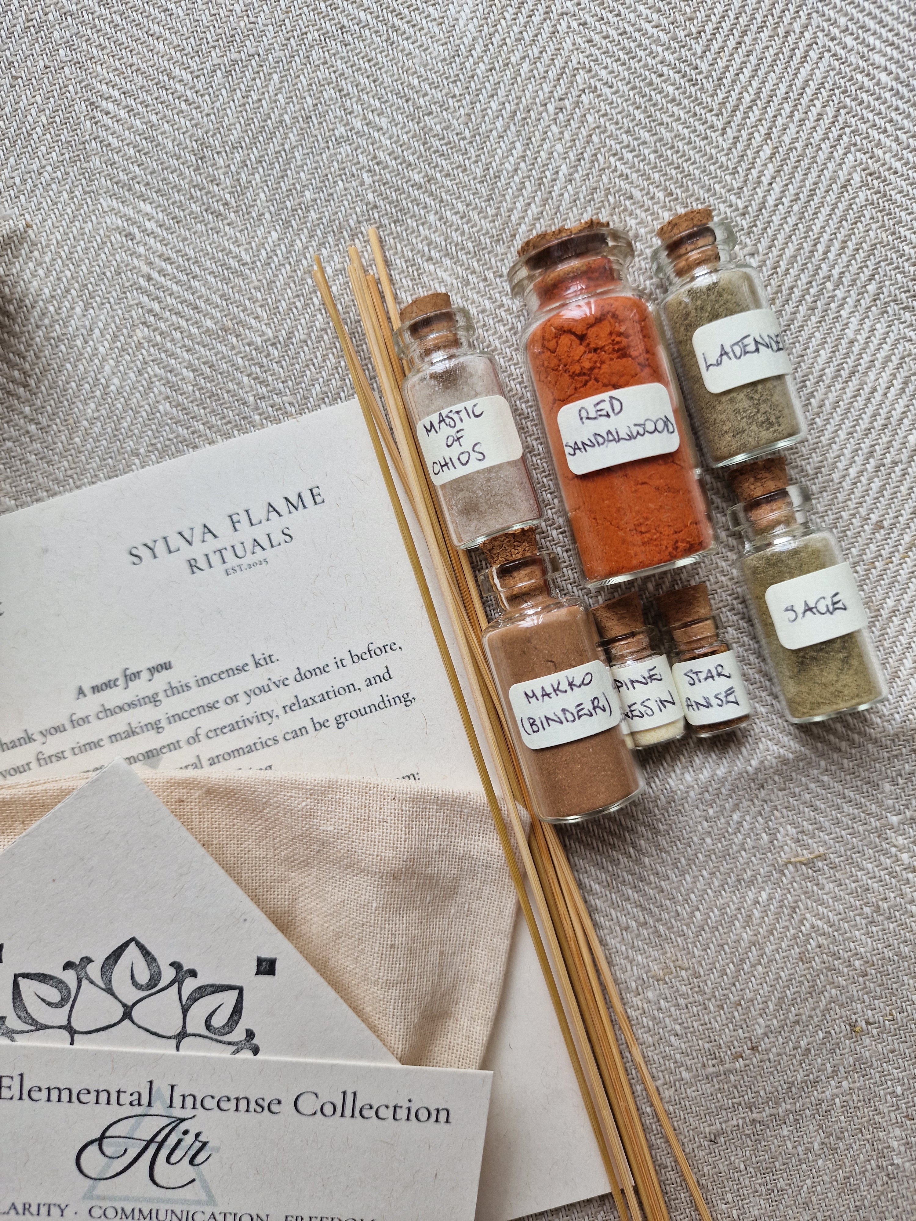 DIY Elemental Incense Kit