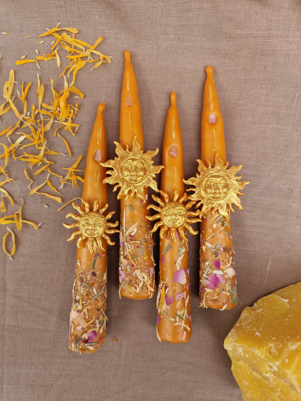 Litha Ritual Candle